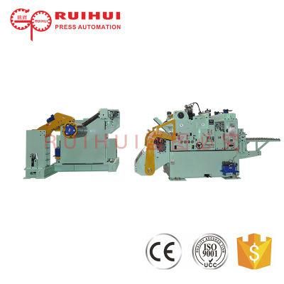 High Precision Uncoiler Coil Feeder Decoiler Straightener Feeder Machine 3 in 1 Sheet Metal Coil Strip Uncoiler Machine with Straightener