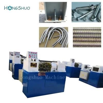 Hydraulic Steel Rebar Ribbed Peeling Thread Rolling Machine for Civil Construction and Building