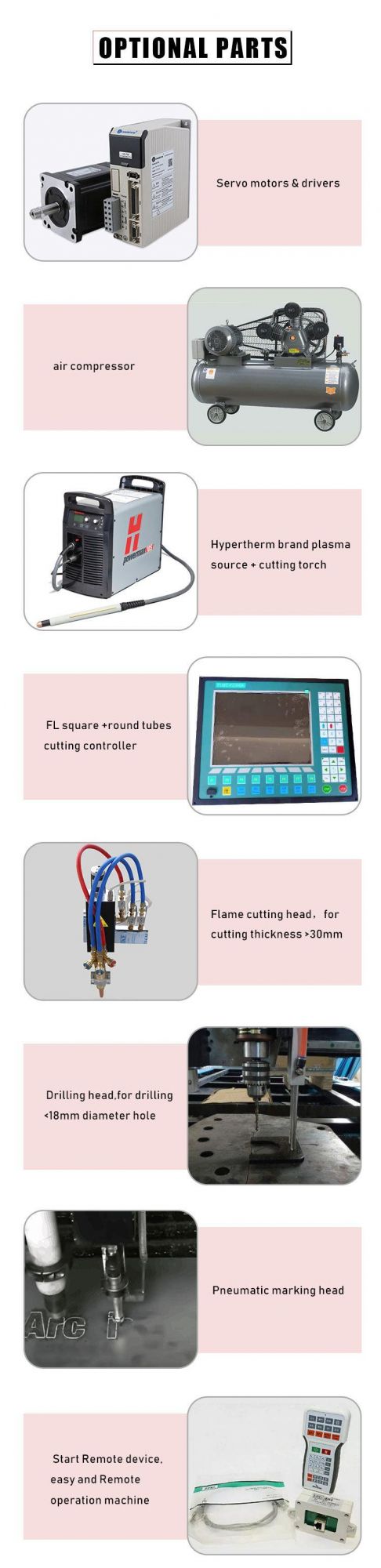 Stainless Steel 4 Axis Plasma Cutting Machines