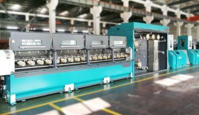 (8-wires multi wire drawing machine) Copper Fine Wire Drawing Machine with Ennealing (multi wire drawing machine)