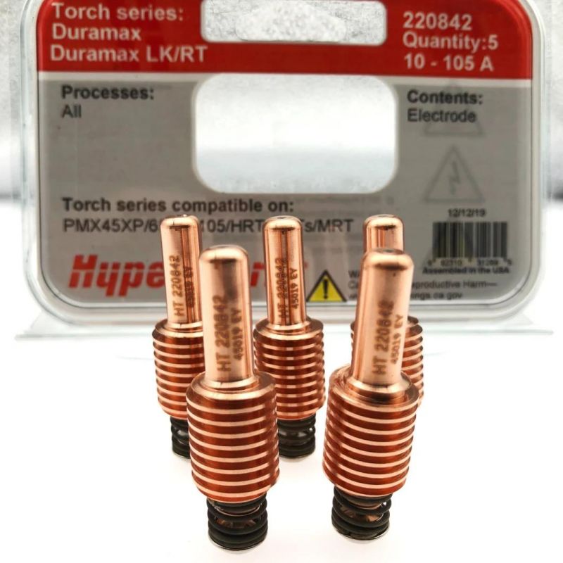 Hypertherm Powermax 105A Electrode Nozzle Swirl Ring Shield