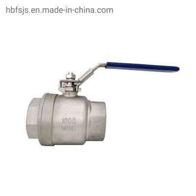 China Factory Good Price Two-Piece Threaded Ball Valve