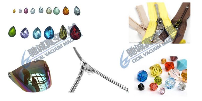 Crystal/Plastic Haberdashery Vacuum Metalizing Machine