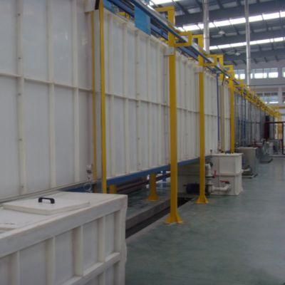 SS304 Stainless Steel Liquid/Powder Coating Spray Production Line for Aluminum Profile