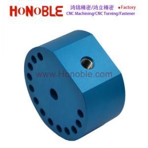 Shenzhen CNC Machining/Machine/Turning Anodizing Automobile Aluminum Part of Blue Colour