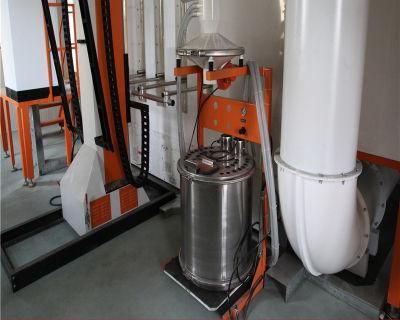 Automatic Powder Coating Booth with Small/Big Cyclone