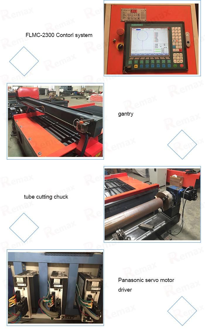 4 Axis CNC Plasma Cutting Machine with Rotary Metal Plate and Tube Cutting