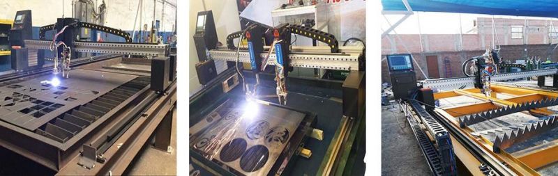 High Definition Gantry CNC Plasma Cutting Machine with Plasma Power and Flame Torch