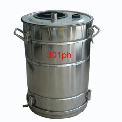 Powder Feed Hopper with Fluidizing Panel for Electrostatic Manual Powder Coating Machine 301pH