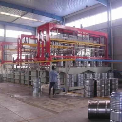 200L Barrel Plating Line, U-Shaped Automatic Rack Plating Line