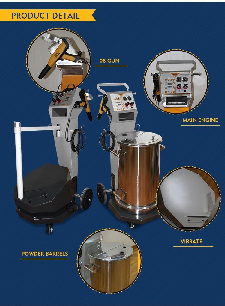 Manual Box Feed Powder Coating Kit System Cl-800d-B