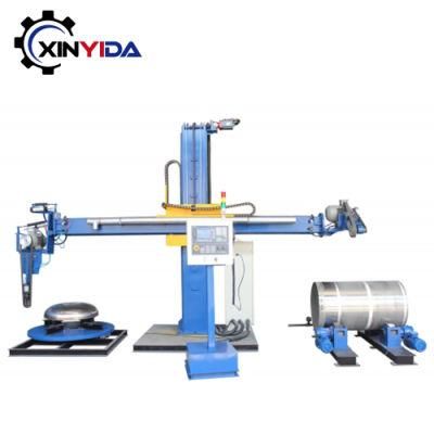 Mirror Effective Tank Container Grinding and Dish End Polishing Machine for Internal and External Surface of Pressure Vessel