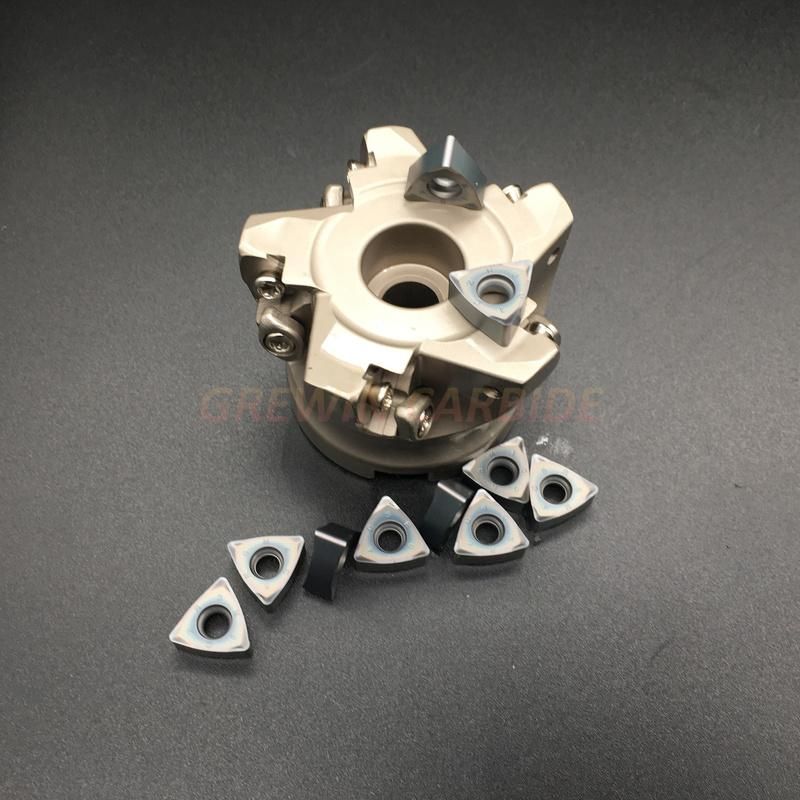 Gw Carbide - Tungsten Carbide Face Milling Cutter Mfwn06-90-50-22-4t Is Application for Wnmu060610 Insert