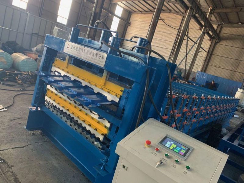 Aluminum Three Layer Metal Roofing Sheet Making Machine Best Price