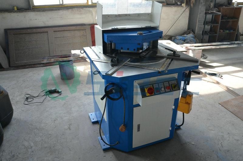 Qf28y-4X200 Fixed Angle Hydraulic Corner Notching Machine for Sheet Metal Plate