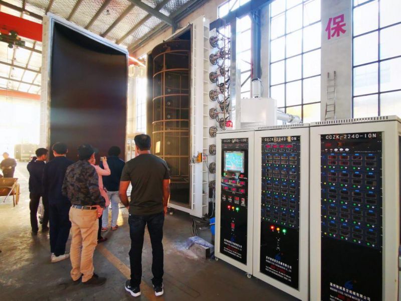 Decorative Color Stainless Steel Sheet Pipe Furniture PVD Vacuum Coating Equipment