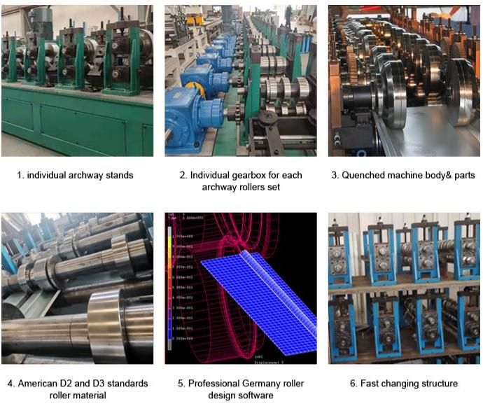 Factory Direct Sale Car Bumper Beam Roll Forming Machine