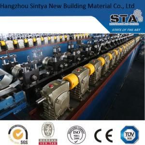 Dark Wooden Ceiling T Bar Roll Forming Machine