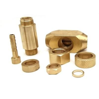 4 Axis Milling Turning CNC Machining Service Nickle Plating Copper Bronze Brass Parts