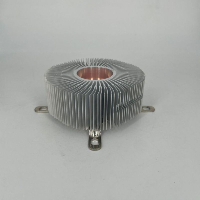 60*60*15 Aluminum Extruded Sun Flower Plug Copper Heat Sink