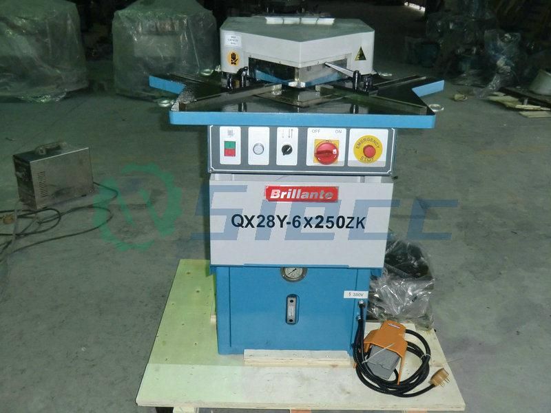 Qf28y-4X200 Fixed Angle Hydraulic Corner Notching Machine for Sheet Metal Plate