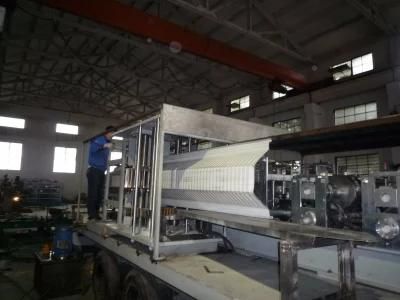 Vehicle Mounted 914-610 Curve Panel K Span Roll Forming Machine With Bending Machine