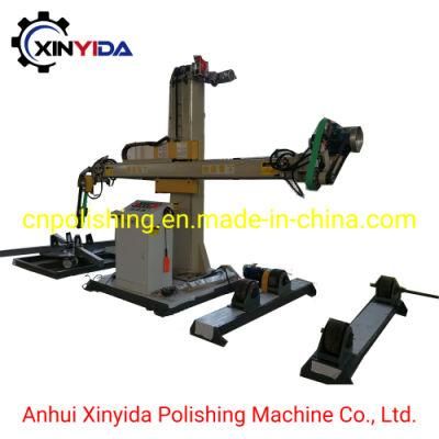 Automatic 2-in-1 Tank and Dished End Buffing and Grinding Machine with Mirror Effective