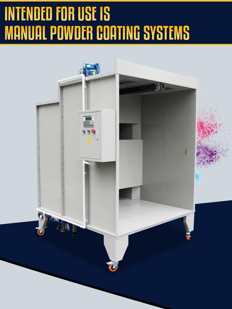 Colo Compact Powder Coating Spray Booth with Powder Recovery System