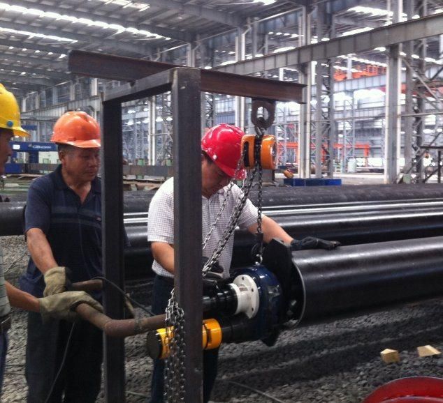 Air Operated Pneumatic Pipe Beveling Machine with High Quality