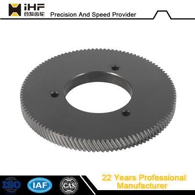 Ihf Right Angle Manufacturer Customized Precision Grinding Helical Gears for Automated Assembly Line