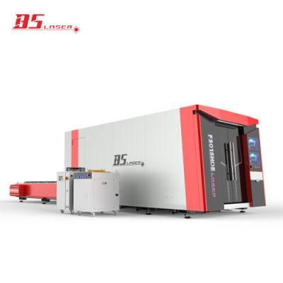 Long Service Life Full Cover CNC Laser Cutting Machine 3015 Economic Model Exchange Table