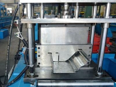 10-20m/min Aluminum GI PPGI Color Steel Automatic Roof Rain Gutter Profile Roll Forming Making Machine With PLC Control System
