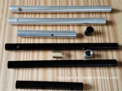 CNC Machine Parts 6061 Aluminimum Tubing with Black Anodize