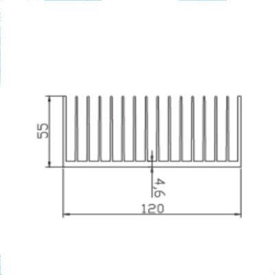 High Power Heat Sink for Svg and Apf and Power and Inverter and Radio Communications