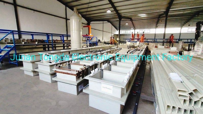 Automatic Plating Line Aluminum Anodizing Machine Coloring Equipment Electroplating Rack