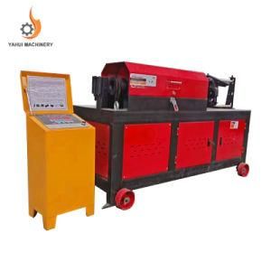 Hydraulic Reinforcement Bar Rebar Steel Rod Cutting Straightening Machine Rebar Coil Straightener