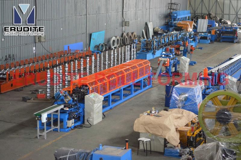 C90.3 Roll Forming Machine with Mechanical Flying Cut & on-Line Punching