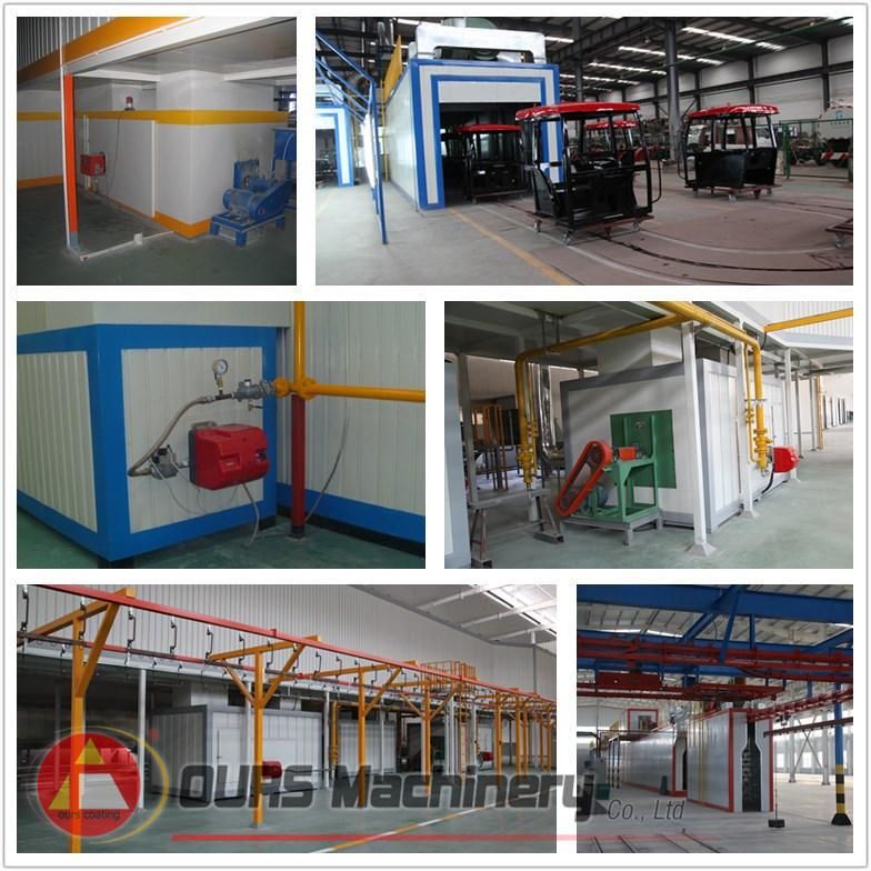 Newest Powder Coating Line/Machine/Equipment with Hot Air Circulation System