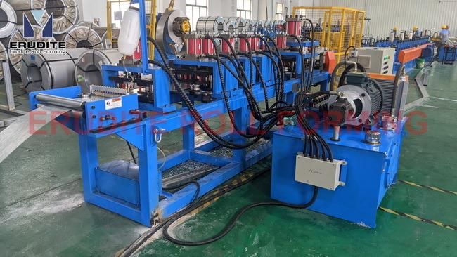 Roll Forming Machine with on-Line Punching for PV Bracket/ Photovoltaic