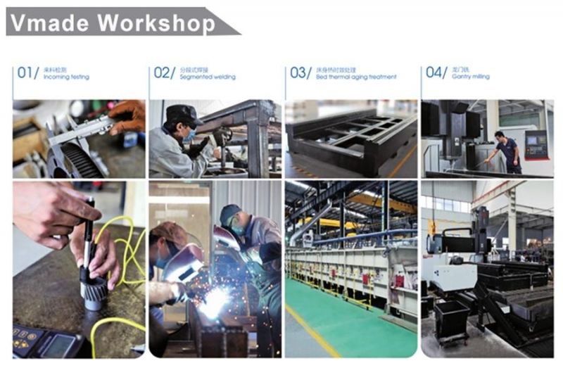 Water Table CNC Plasma Metal Cutting Machine for Industrial
