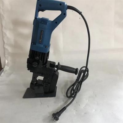 Electric Portable Hydraulic Hole Puncher 220V Portable Handheld Electric Eyelet Driller Hydraulic Hole Punching Machine for Steel Plate