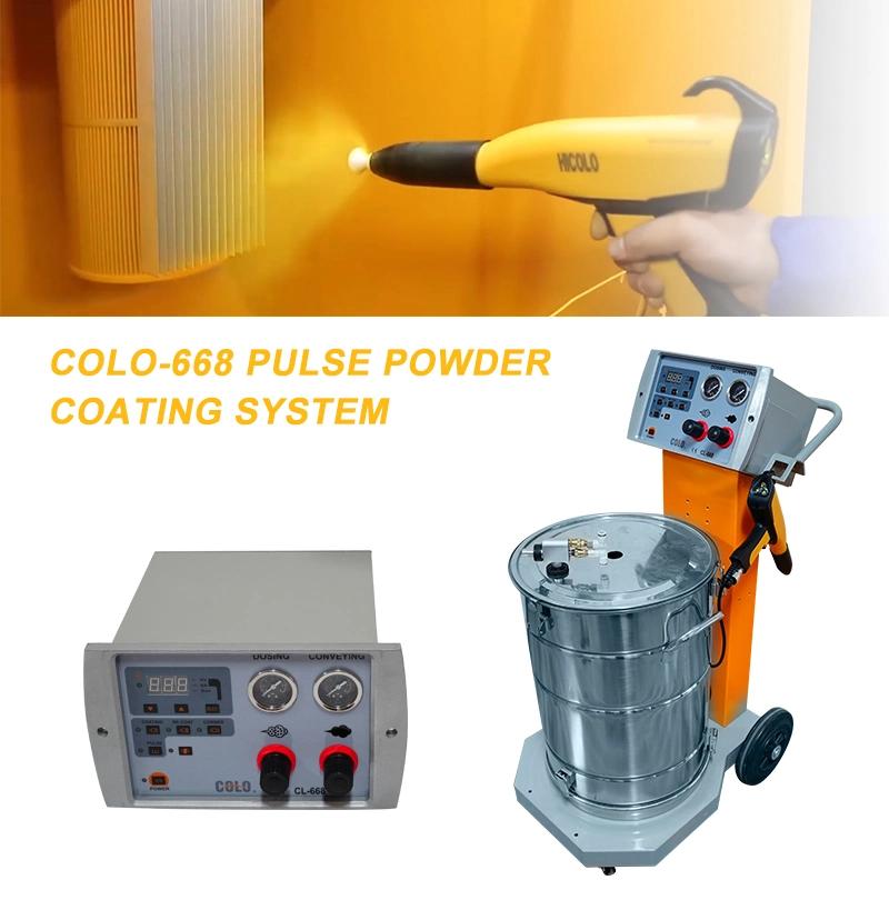 Colo-668 Electrostatic Auto Powder Coating Unit with Corona Gun