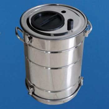 Stainless Powder Hopper for Electrostatic Powder Coating Gun System Use