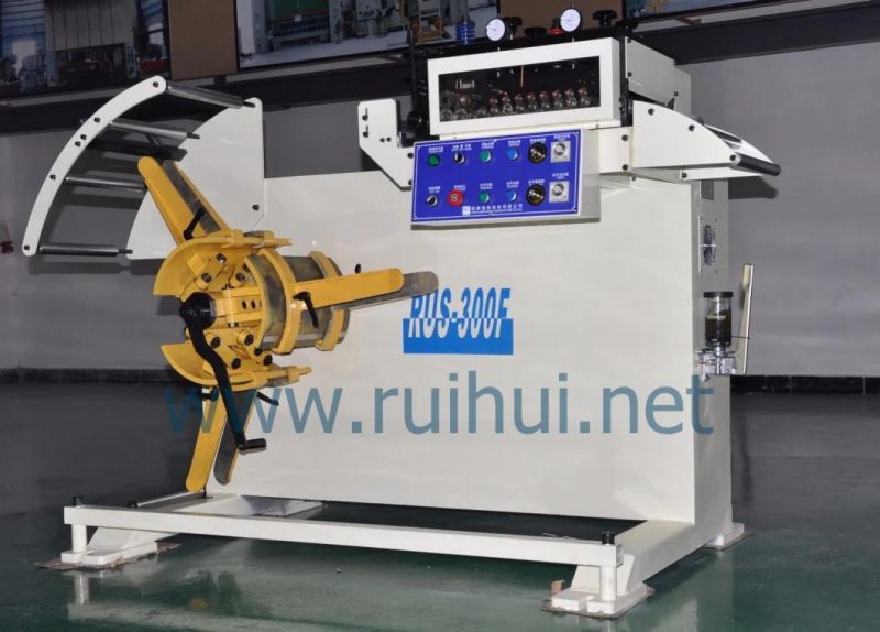 Steel Coil Uncoiler Machine with Straightener (RUS-300F)