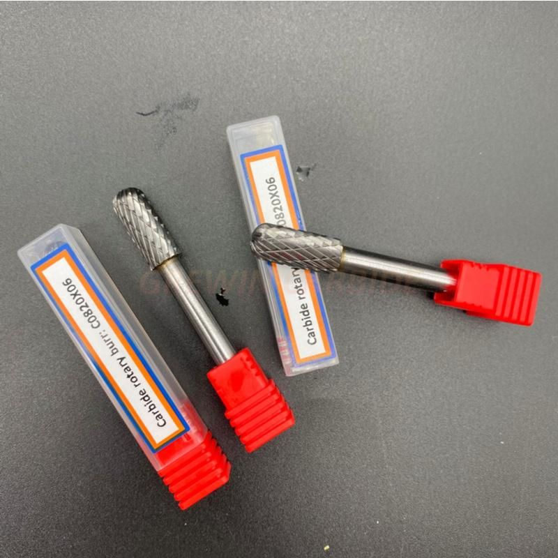Gw Carbide - Type C0820X06 Solid Carbide Rotary Burr Witg Double Cut