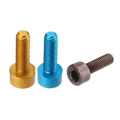 Batch CNC Machining Manufacturing Anodized Screws and Nuts Wholesale Sale Can Customized in Small Batches