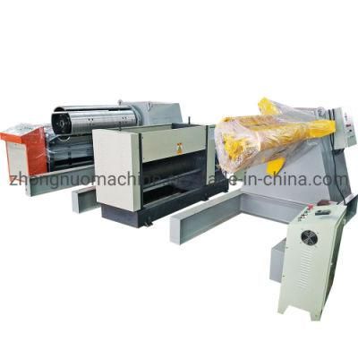 Automatic Roll to Roll Aluminum Metal Sheet Rewinding Embossing Machine