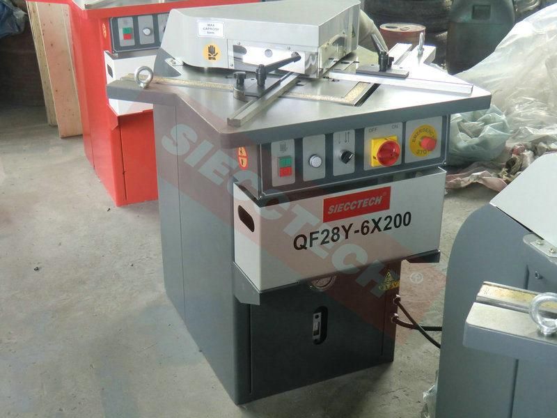 Fixed Angle Hydraulic Corner Notcher, Hydraulic Notcher, Corner Notching Machine (Q28)