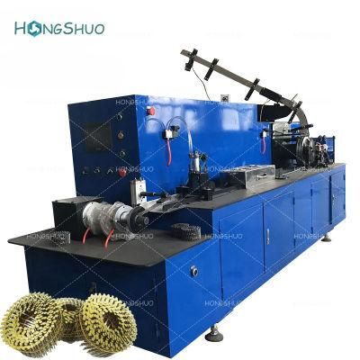Good Price Automatic Coil Nail Making Machine/Coil Nail Collator with Winding and Bundling Device
