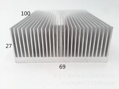 High Power Dense Fin Aluminum Heat Sink for Svg and Power and Apf and Radio Communications and Welding Equipment and Electronics and Inverter